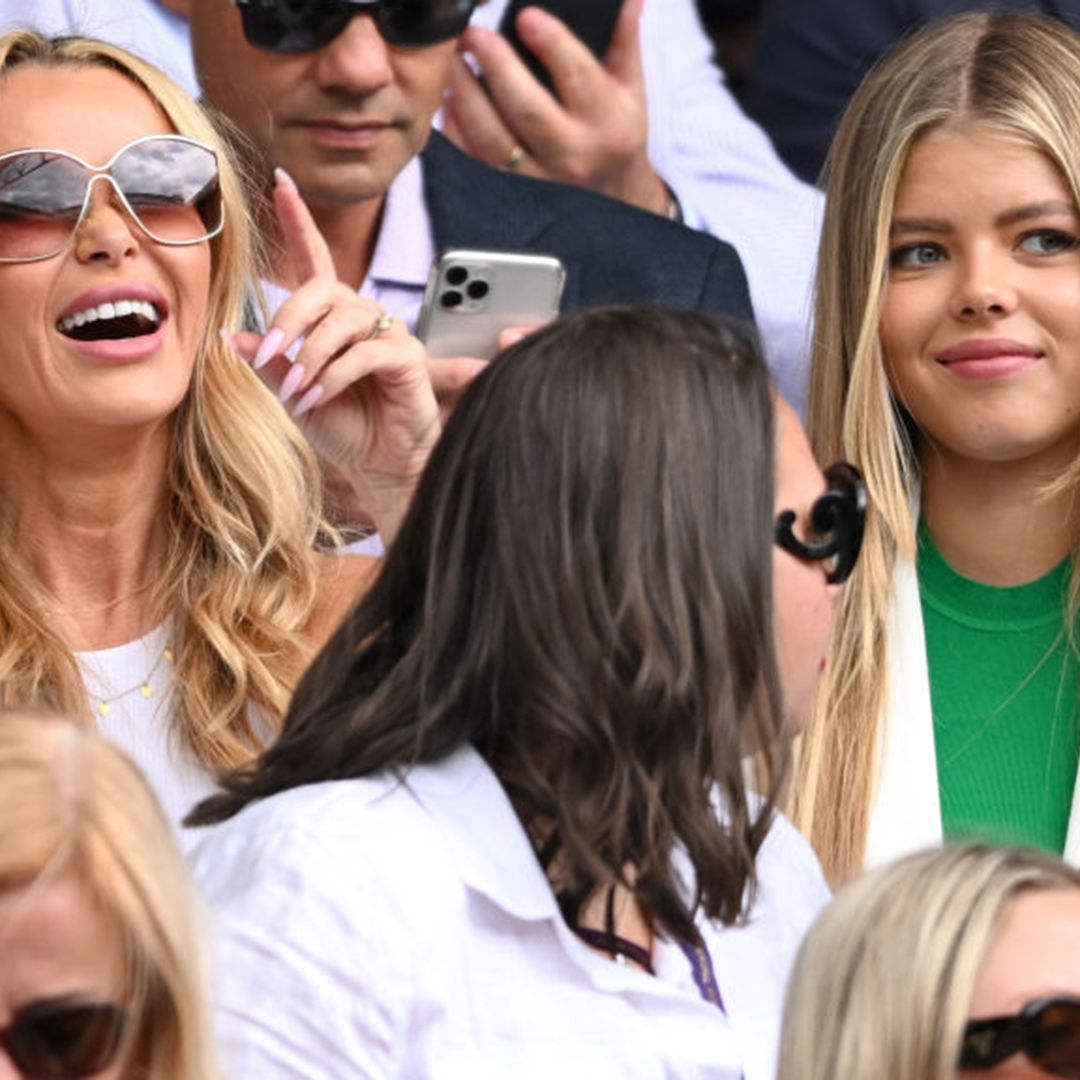 Amanda Holden and lookalike daughter Lexi make glamorous appearance at Wimbledon