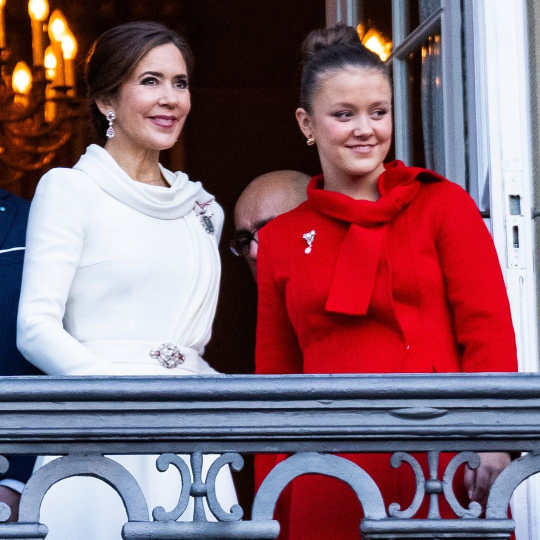 Queen Mary laughs off awkward moment with daughter Princess Isabella