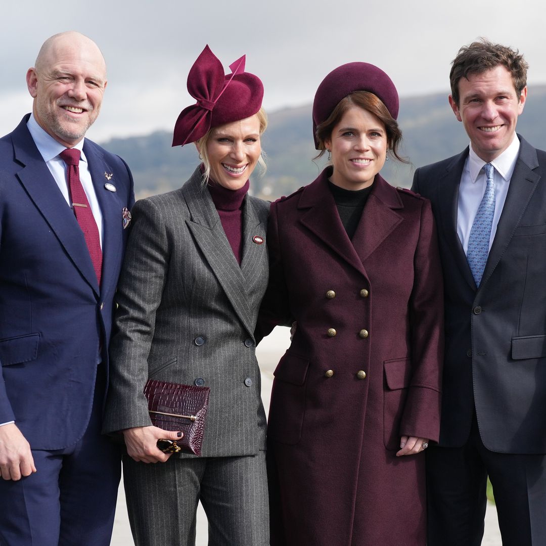 Zara Tindall and Princess Eugenie enjoy double-date with husbands at Cheltenham