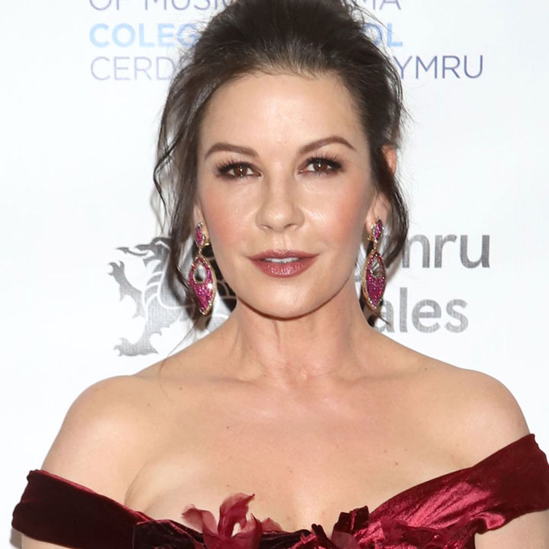 Catherine Zeta-Jones makes rare red carpet appearance with children Dylan and Carys