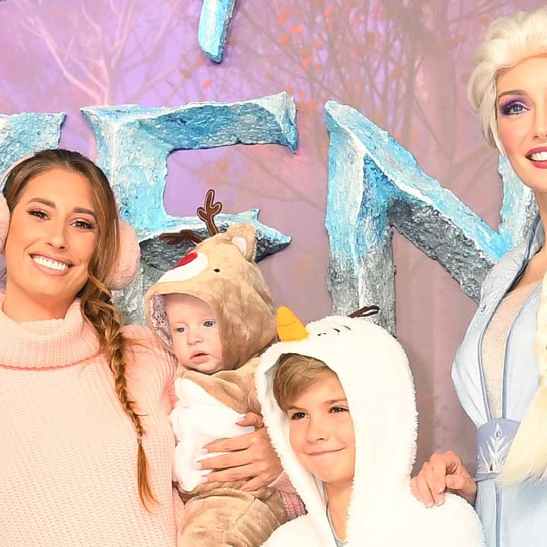 Stacey Solomon rocked a £38 ASOS jumper dress to the Frozen 2 premiere