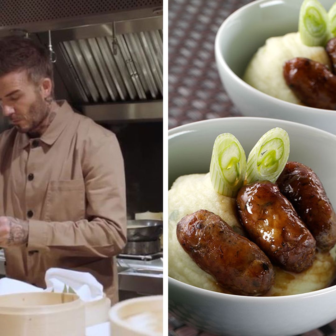 David Beckham adds unusual ingredient to his bangers and mash - and we're not happy