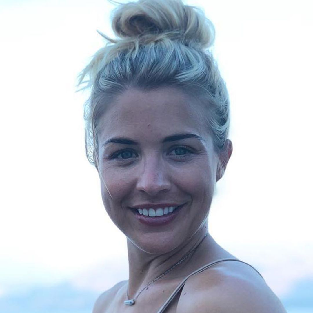 Pregnant Gemma Atkinson fights back after being accused of not protecting herself during holiday