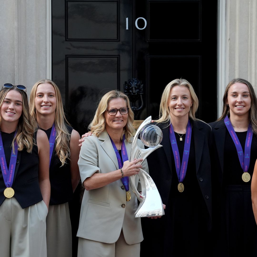 Lionesses descend on Downing Street after Euro 2025 triumph - see best photos of Leah Williamson, Chloe Kelly and more