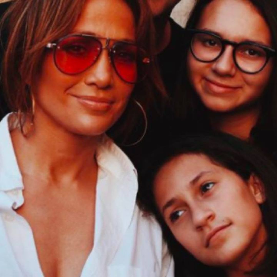 Jennifer Lopez gives stepdaughter Natasha lockdown makeover in sweet photo