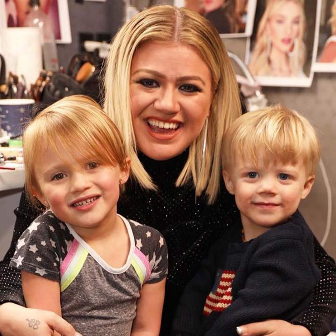 Kelly Clarkson upstaged by son Remington in adorable must-see video