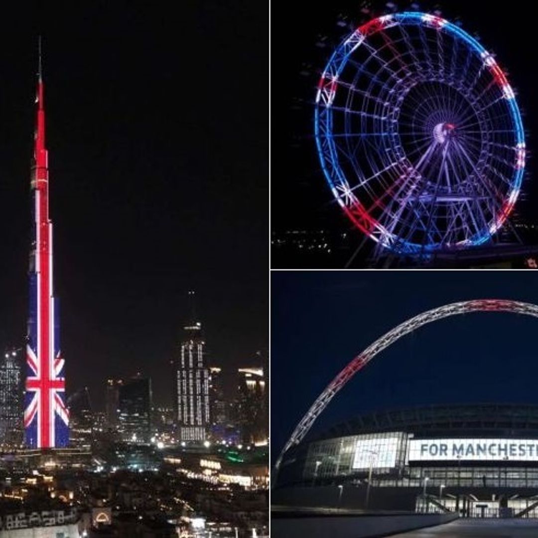 Manchester attack: World monuments lit up in tribute to victims