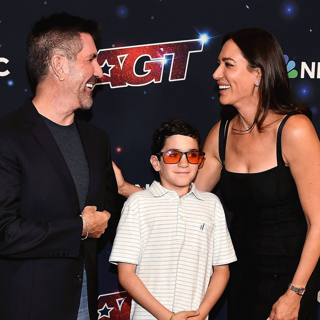 Simon Cowell's son Eric, 9, looks so grown up for rare red carpet appearance with mother Lauren Silverman