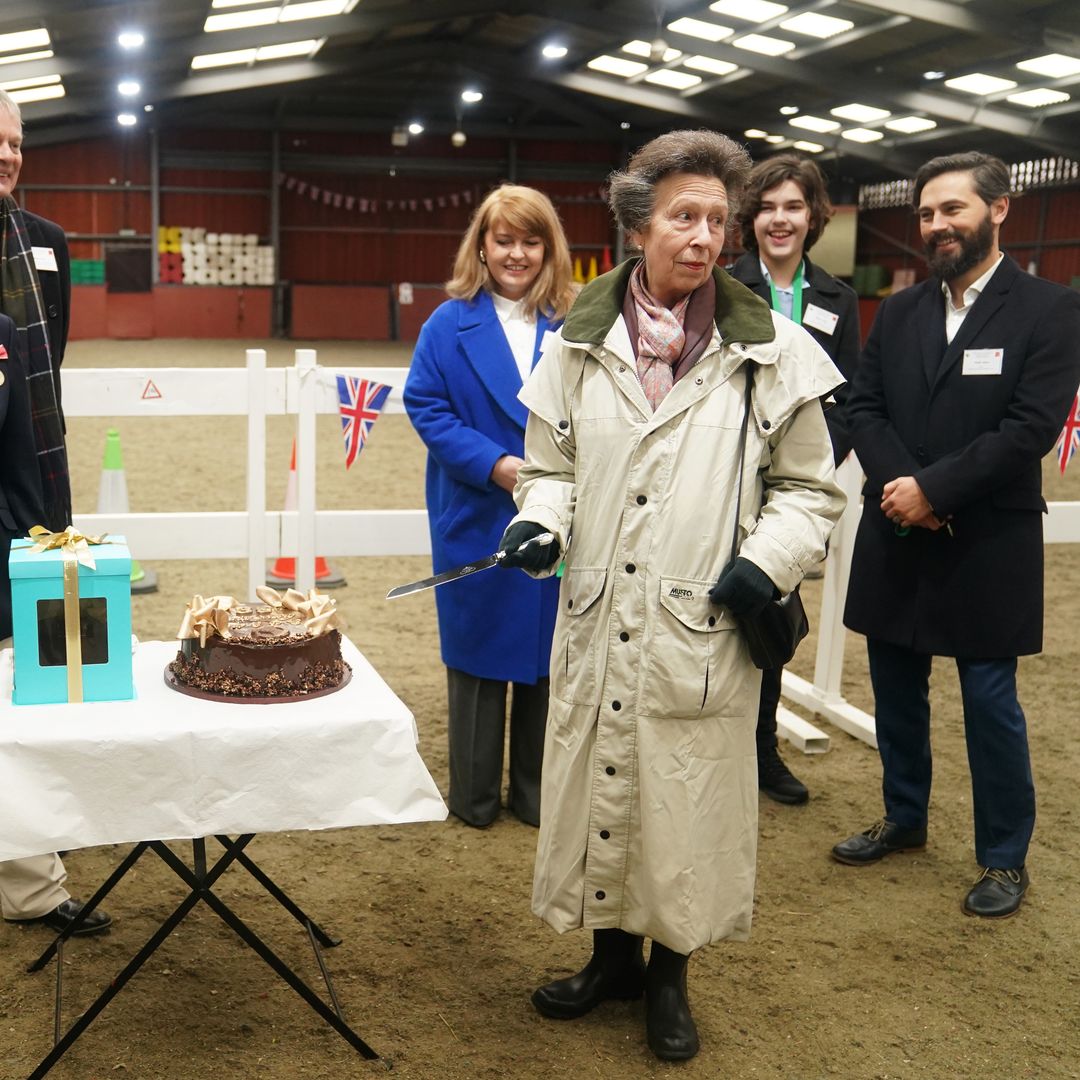 Princess Anne sparks laughter with hilarious cake cutting request