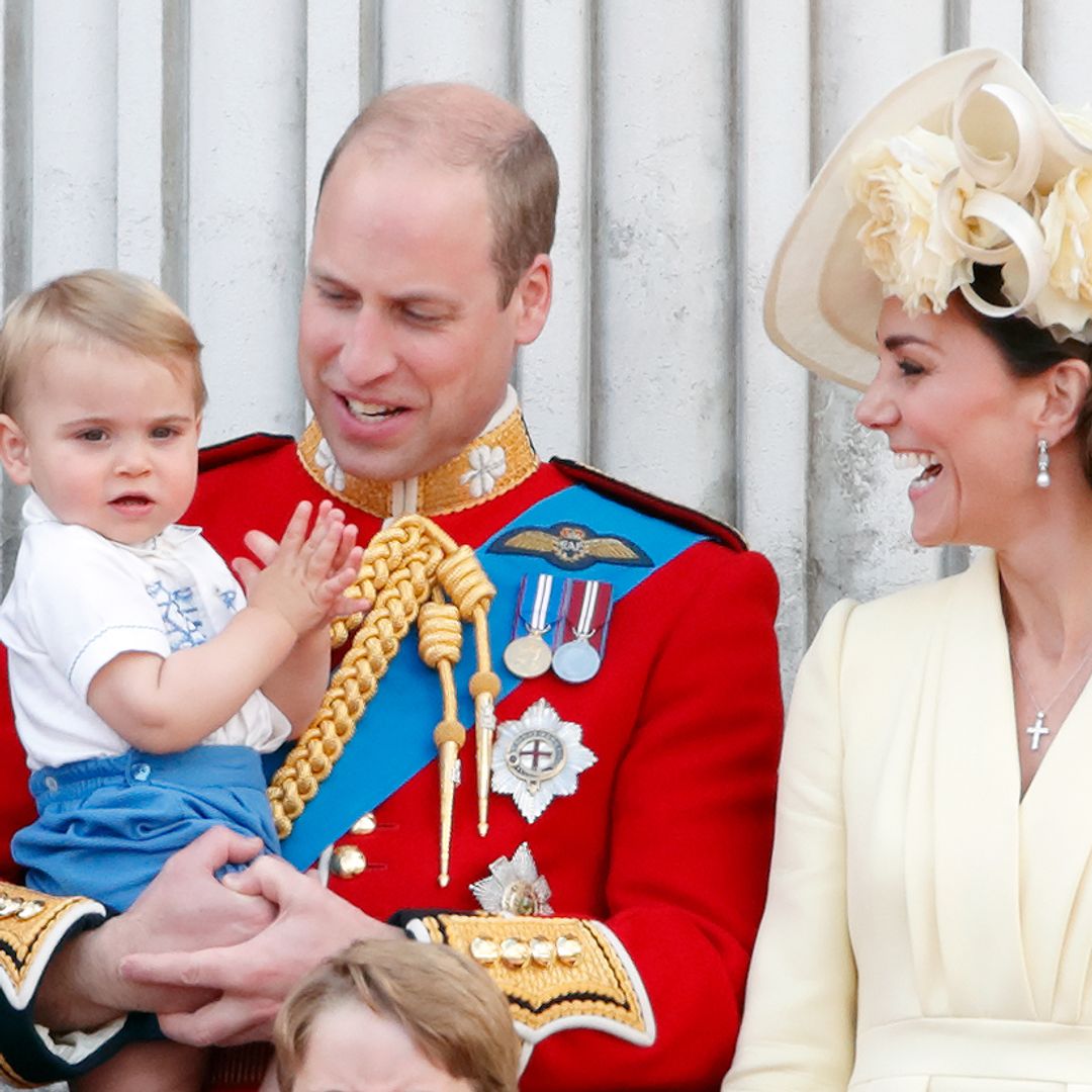 Relive the royals' first appearances at Trooping the Colour - all the photos