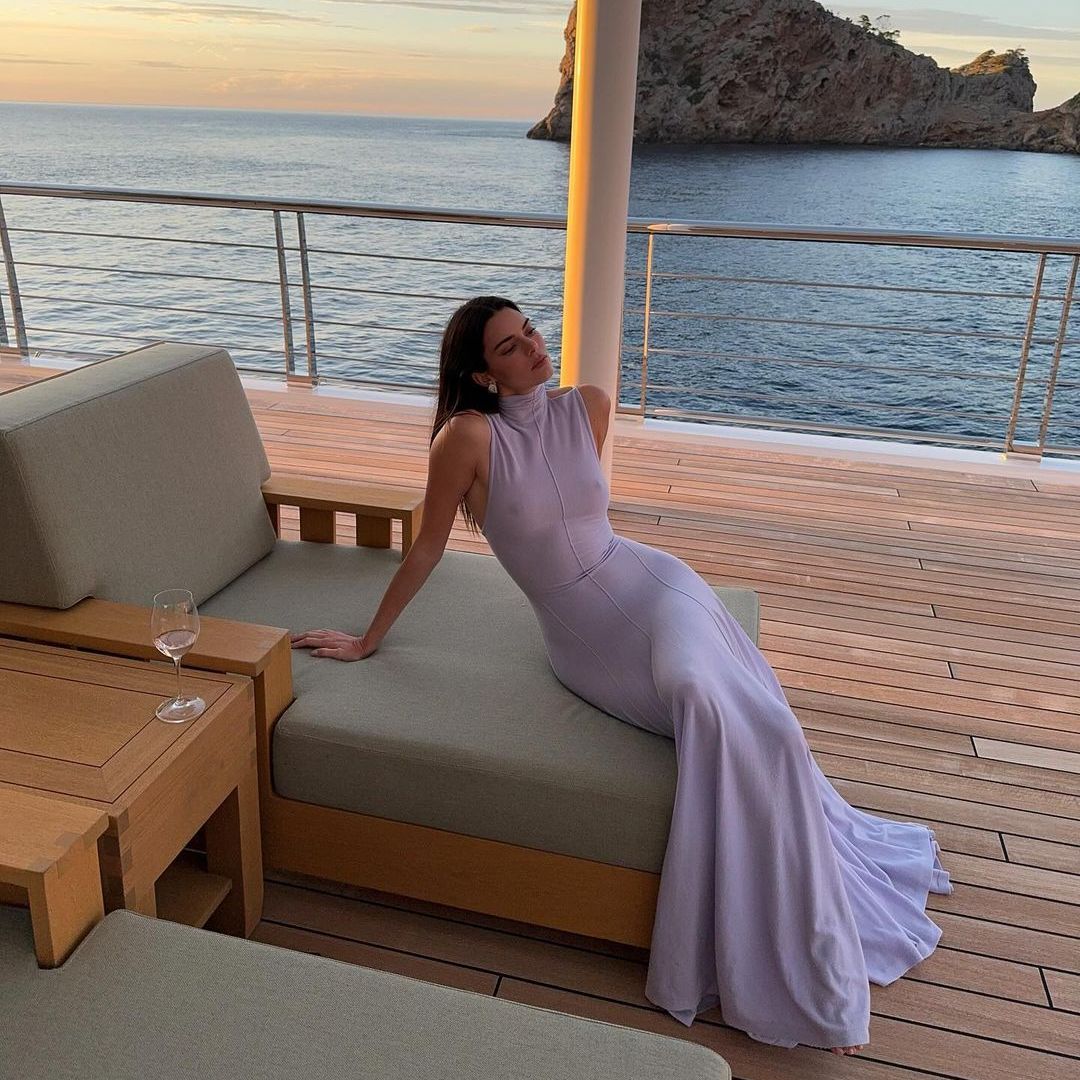 Kendall Jenner’s sheer lilac dress was a Kate Winslet in Titanic cosplay