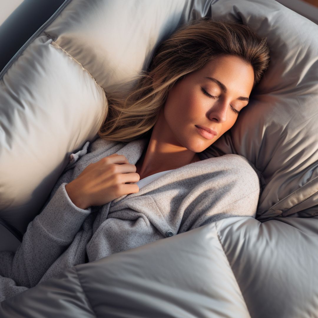 Shoppers swear by this weighted blanket for a great night's sleep - it's 60% off right now at Amazon