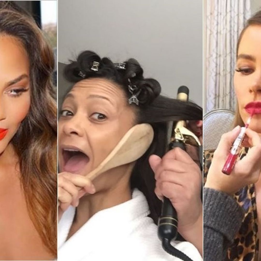Thandie Newton, Sofia Vergara and more stars get ready for the SAG Awards
