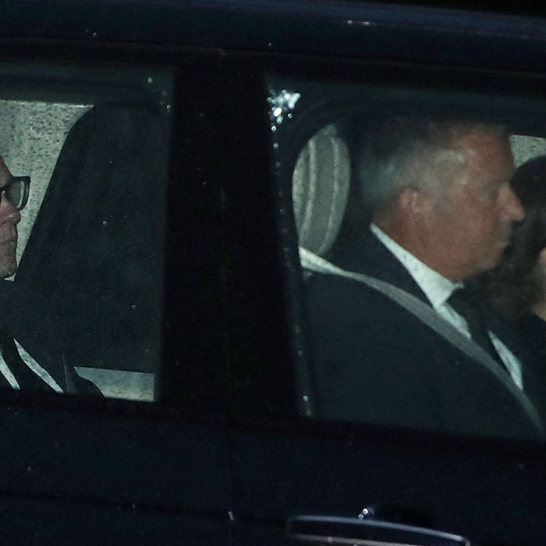 Princess Eugenie and Jack Brooksbank look heartbroken as they arrive at Buckingham Palace