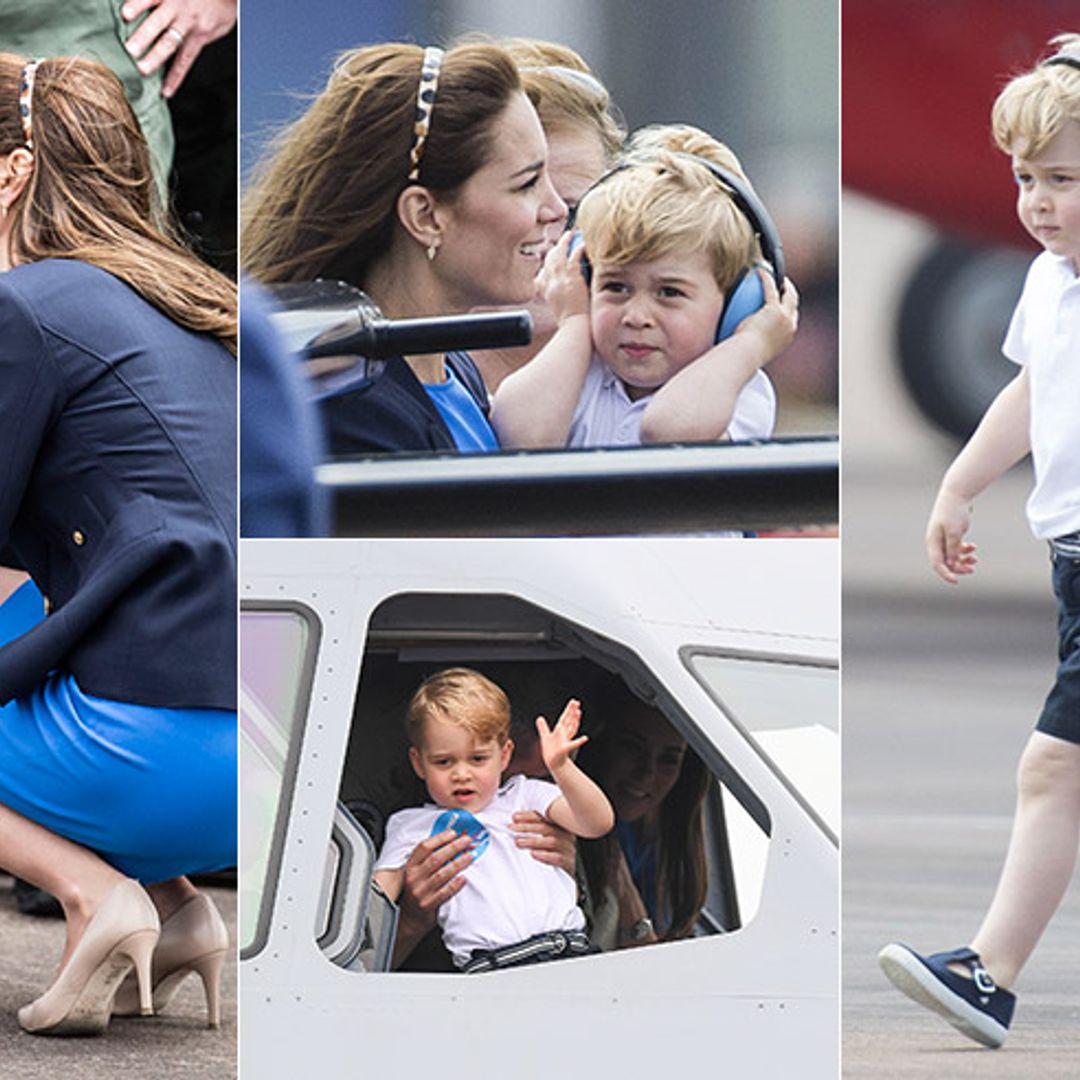 GALLERY: The best photos of Prince George as he goes to work with mum and dad