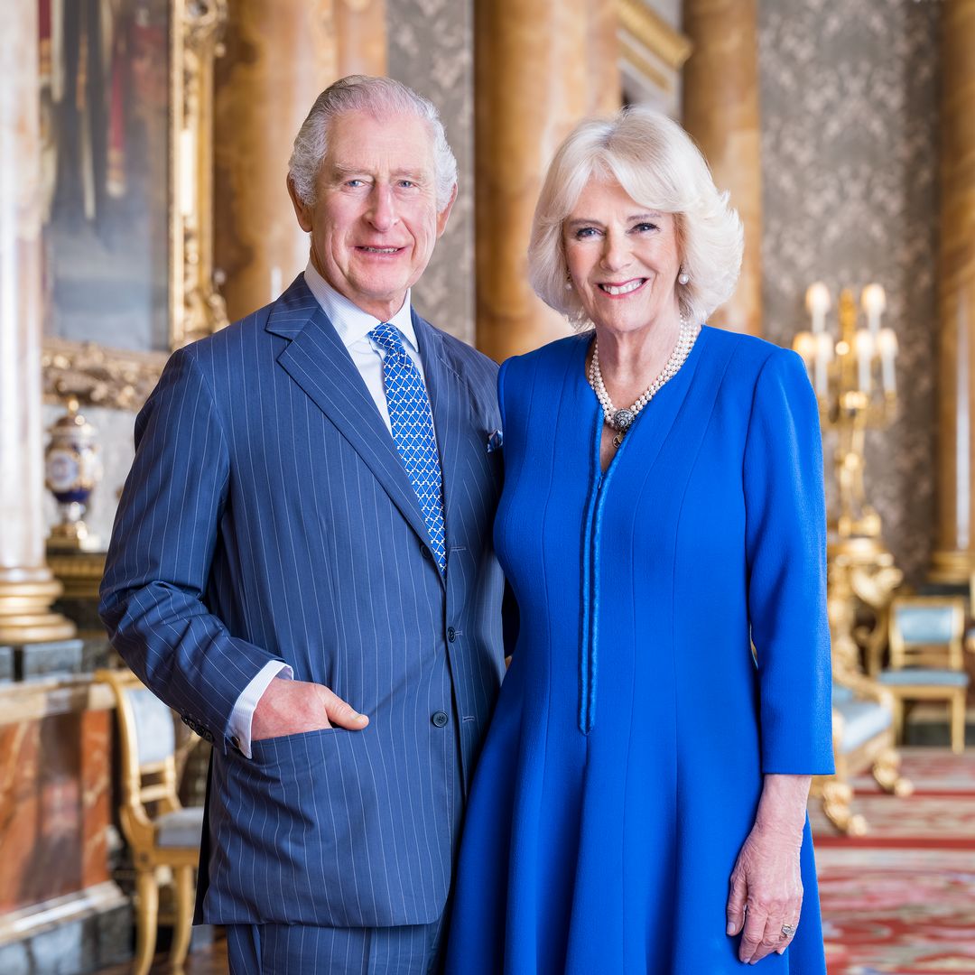 King Charles and Queen Camilla pictured in new portrait as Prince George's coronation role confirmed
