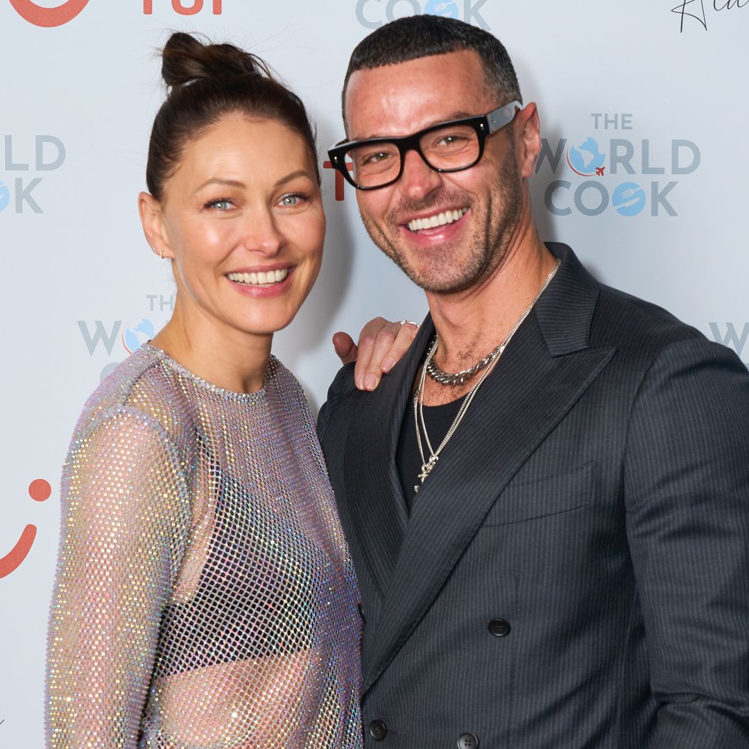 Emma Willis shows off sculpted physique in sheer top and black bralet for birthday celebrations with husband Matt