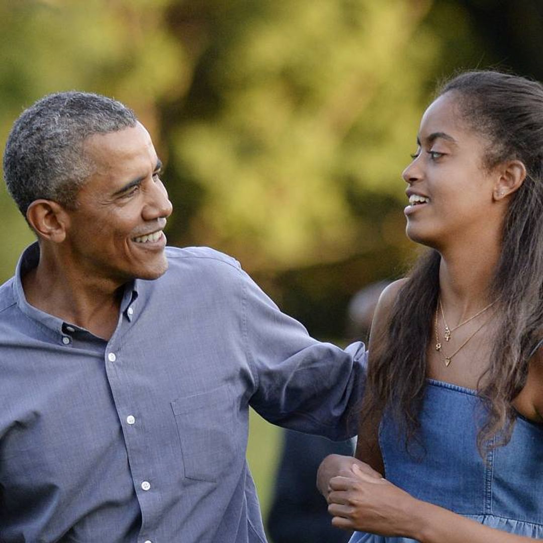 Malia Obama pictured with famous parents in rare family photo ahead of exciting new job