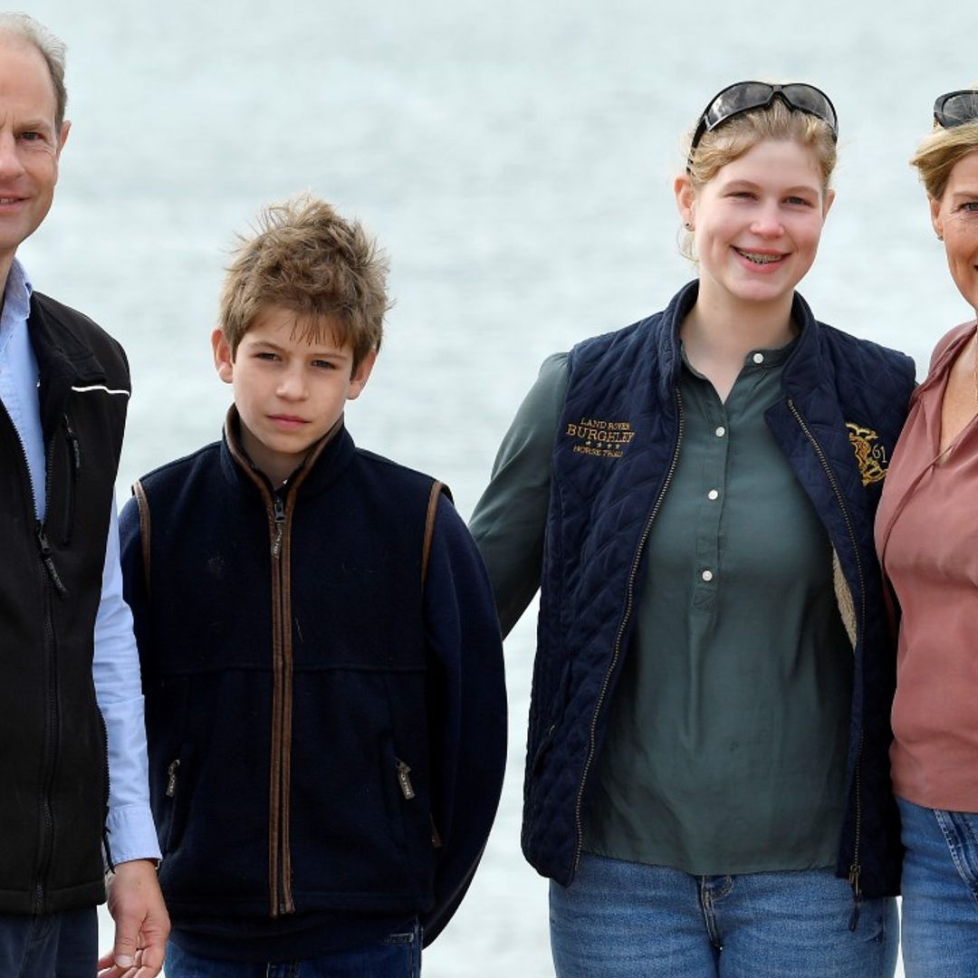 The Earl and Countess of Wessex enjoy rare family outing