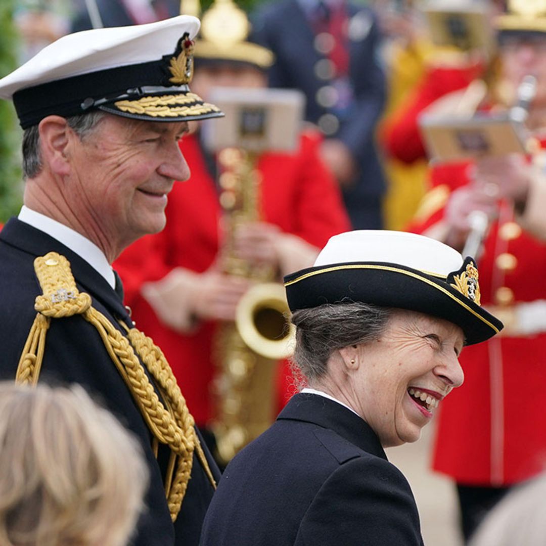 Princess Anne and Sir Timothy Laurence step out for joint royal engagement