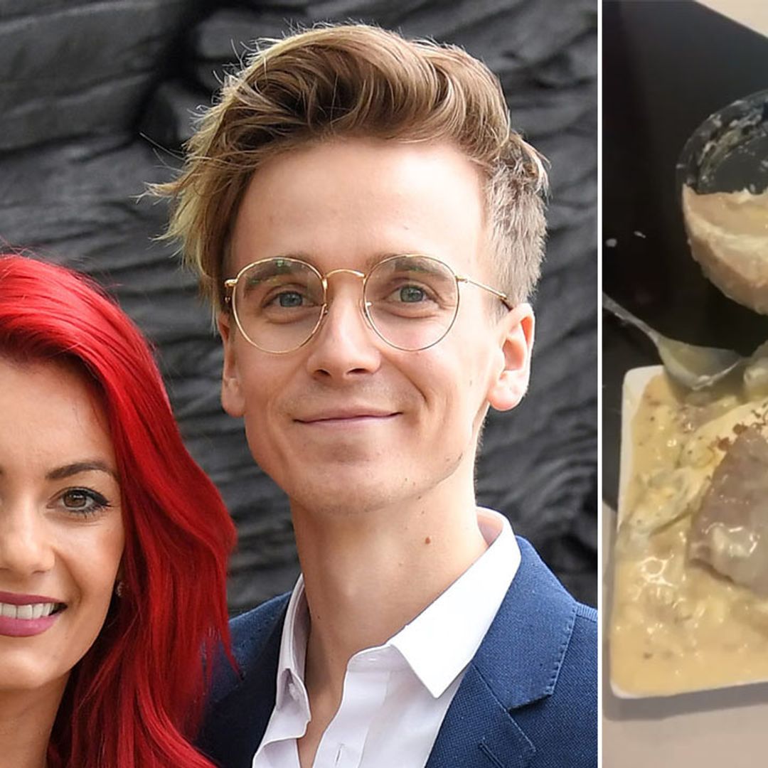 Dianne Buswell suffers baking disaster while preparing Joe Sugg's favourite dessert