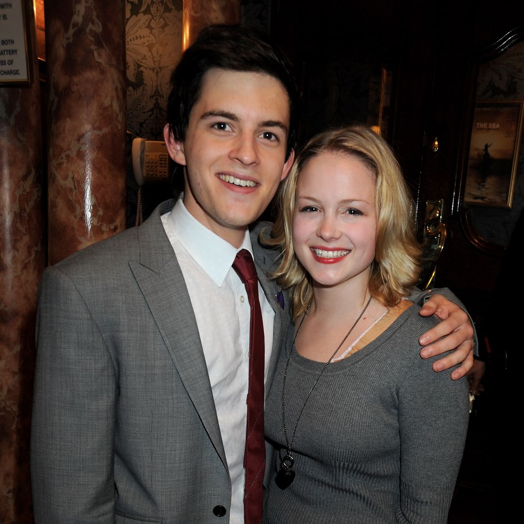 Jonathan Bailey and Kimberly Nixon attend the press night of "Girl With A Pearl Earring" at the Theatre Royal Haymarket on September 29, 2008 in London, England.