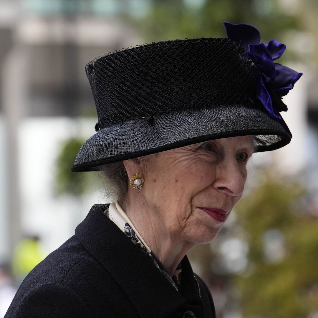 Princess Anne attends sombre royal funeral with devoted husband