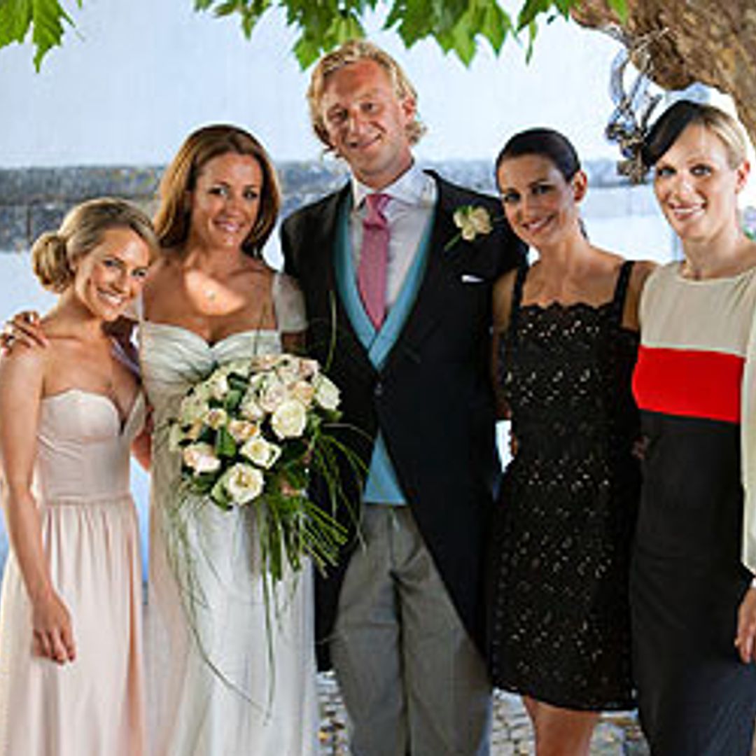 Natalie Pinkham ties the knot in style in Portugal joined by royal friends Eugenie and Zara