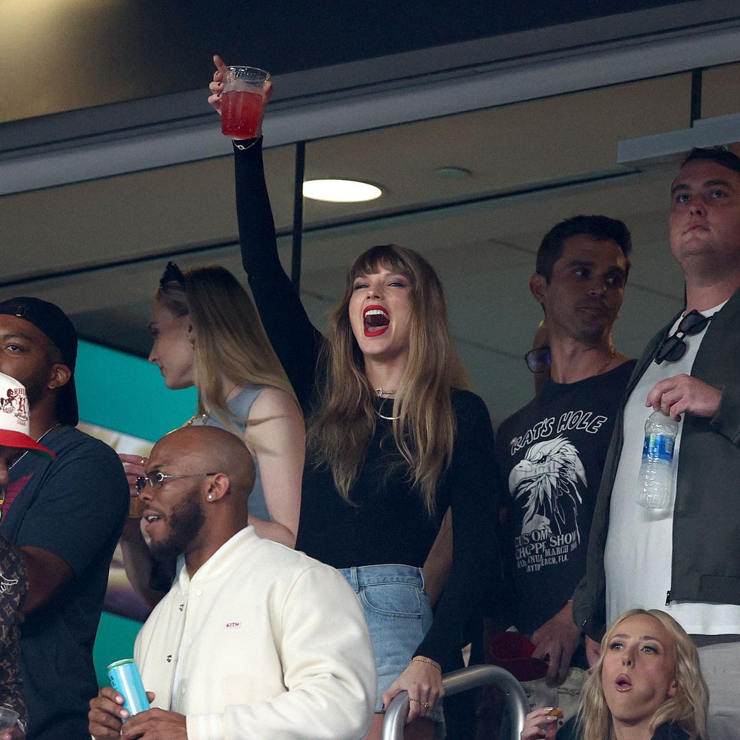 Taylor Swift toasts beau Travis Kelce alongside pals Blake Lively, Ryan Reynolds, Sophie Turner, Hugh Jackman
