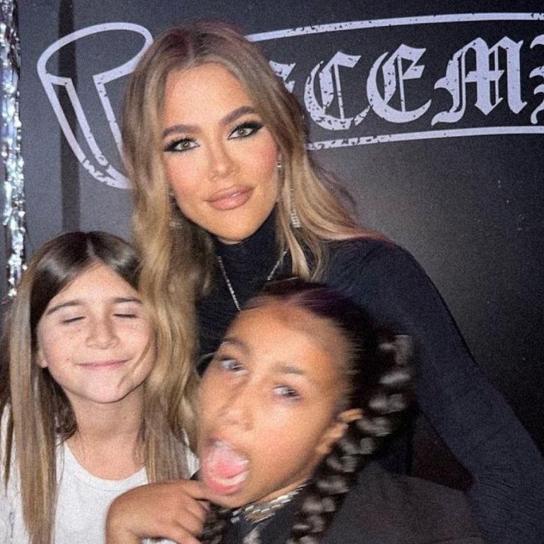 Khloe Kardashian posts adorable family picture of 'her tribe' with seven Kardashian babies