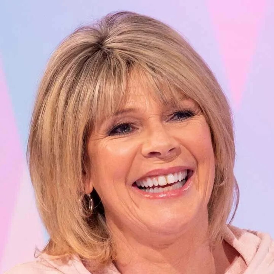 Ruth Langsford's flattering mom jeans go perfectly with her new trainers