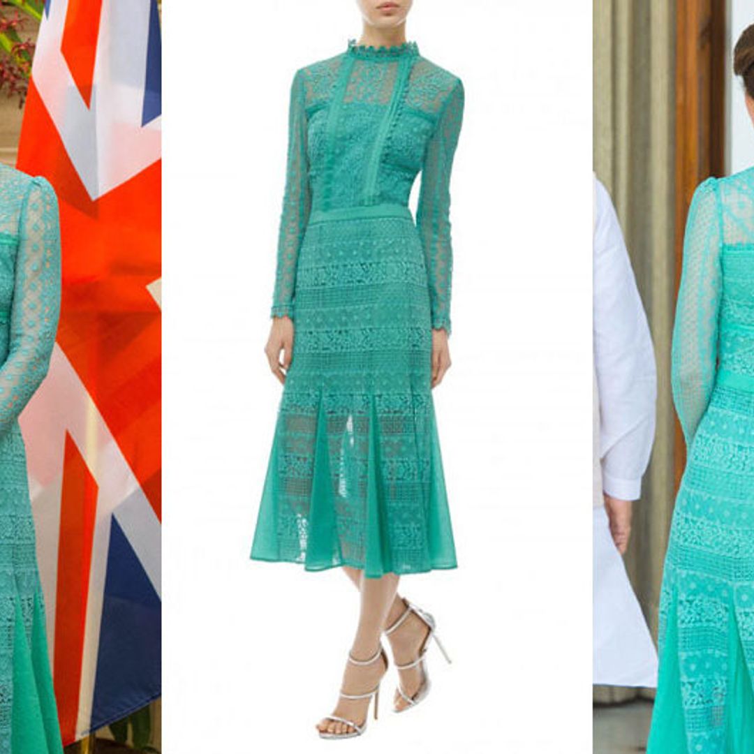 Kate Middleton style: Duchess stuns in lace Alice Temperley dress