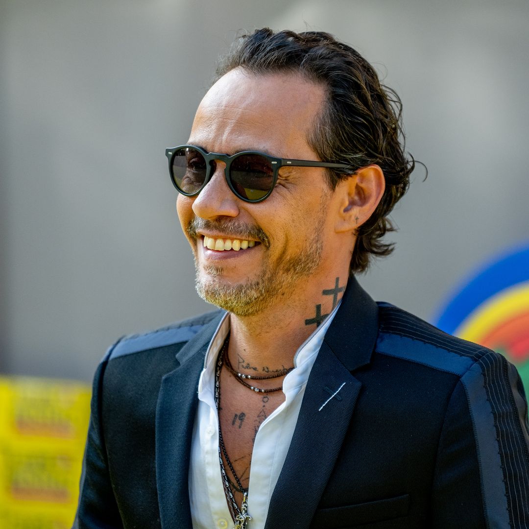 Marc Anthony steps out following baby's arrival to celebrate huge news