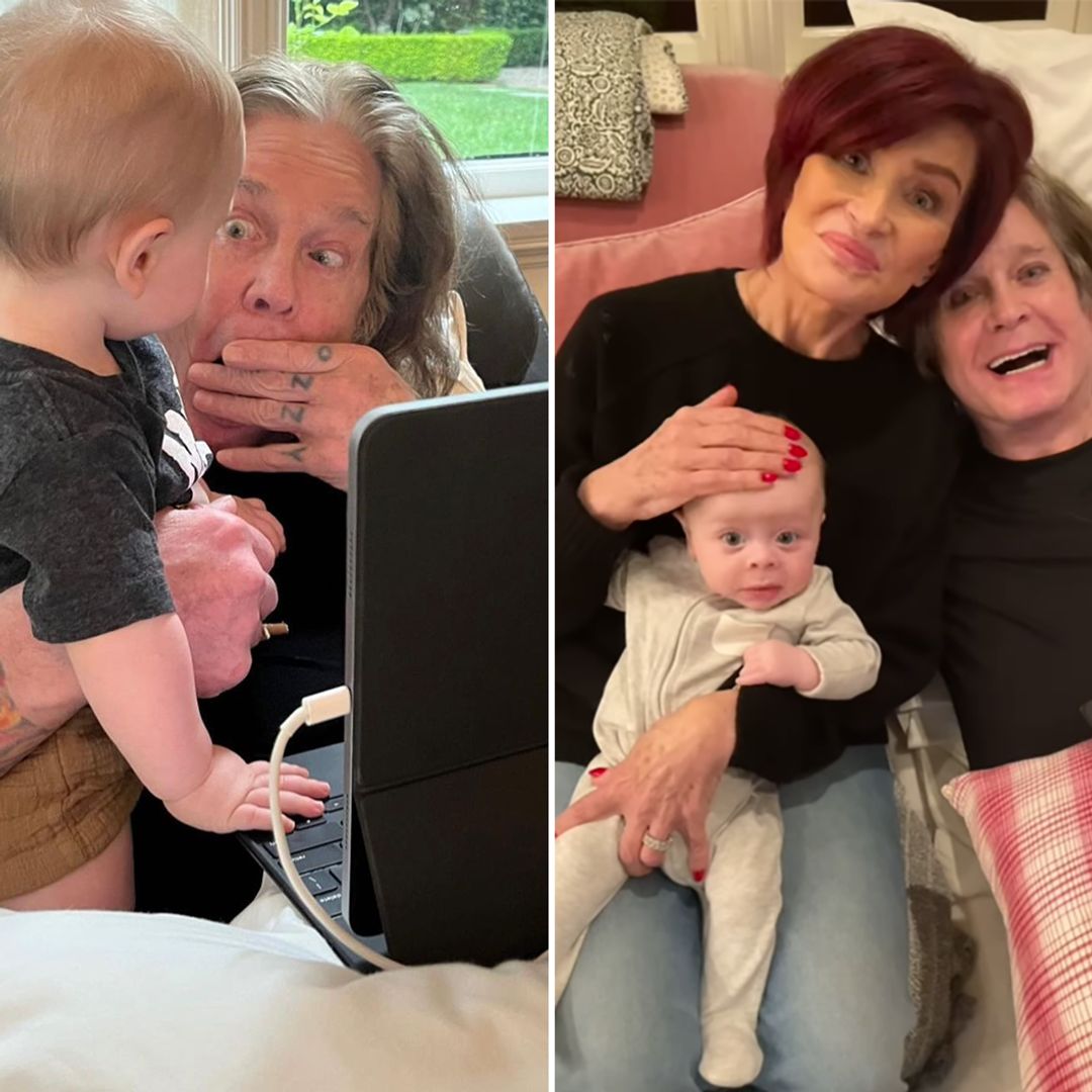 Rare photos of Sharon and Ozzy Osbourne's 5 grandchildren