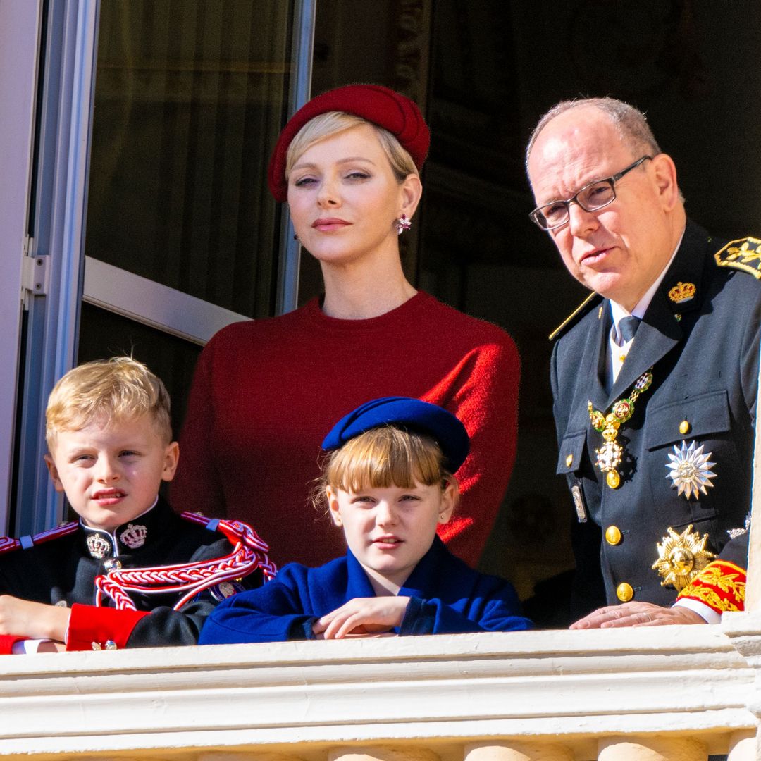 Prince Jacques and Princess Gabriella join parents Prince Albert and ...