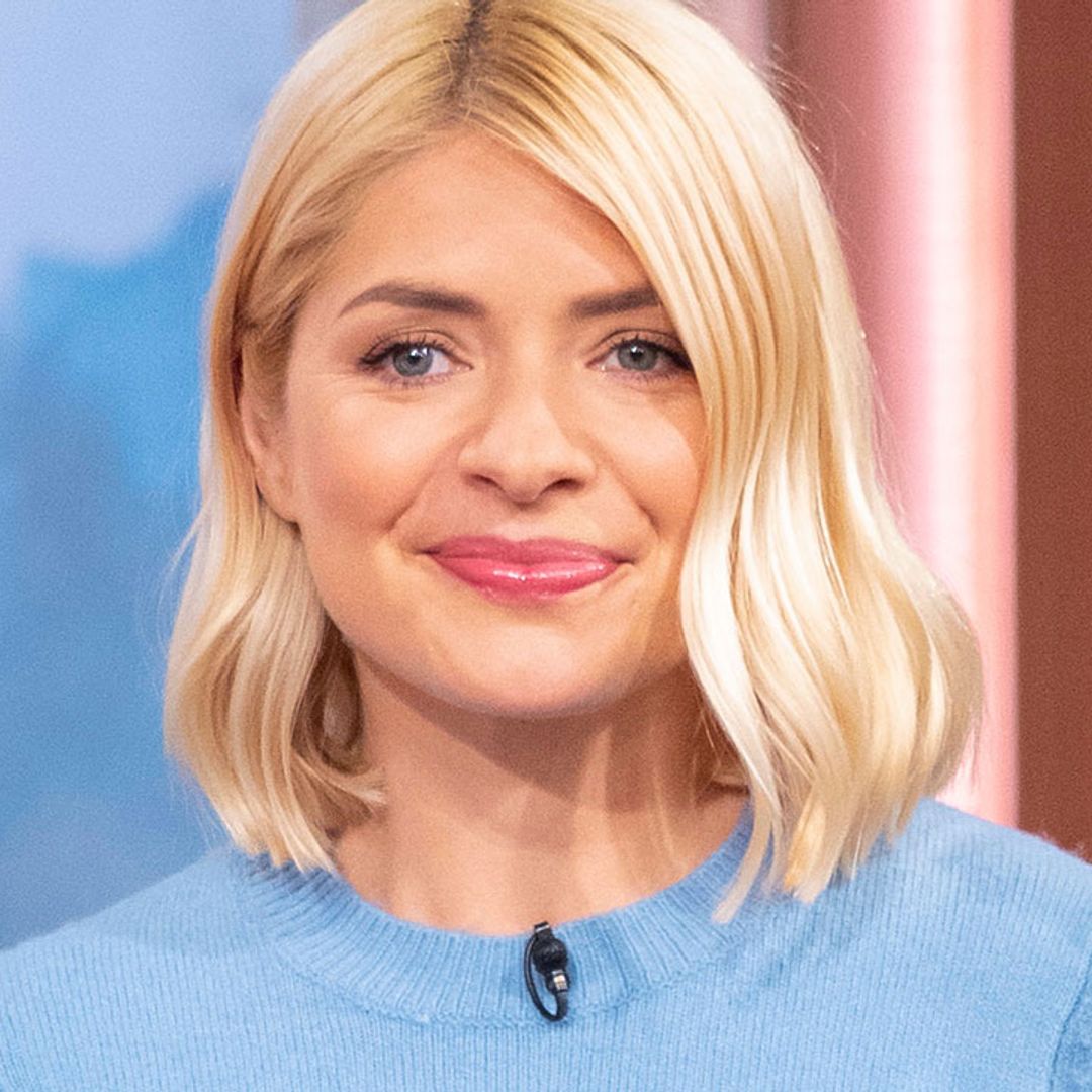 Holly Willoughby goes nude for This Morning in camel-coloured outfit