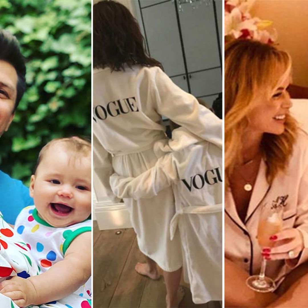 Celebrity parents twinning with their kids! Adorable pictures of Rachel Riley, Amanda Holden and more