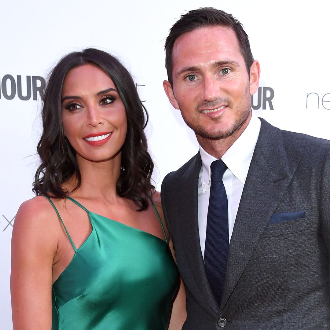 Christine Lampard turns heads in glittering off-the-shoulder gown for sentimental date night with husband Frank