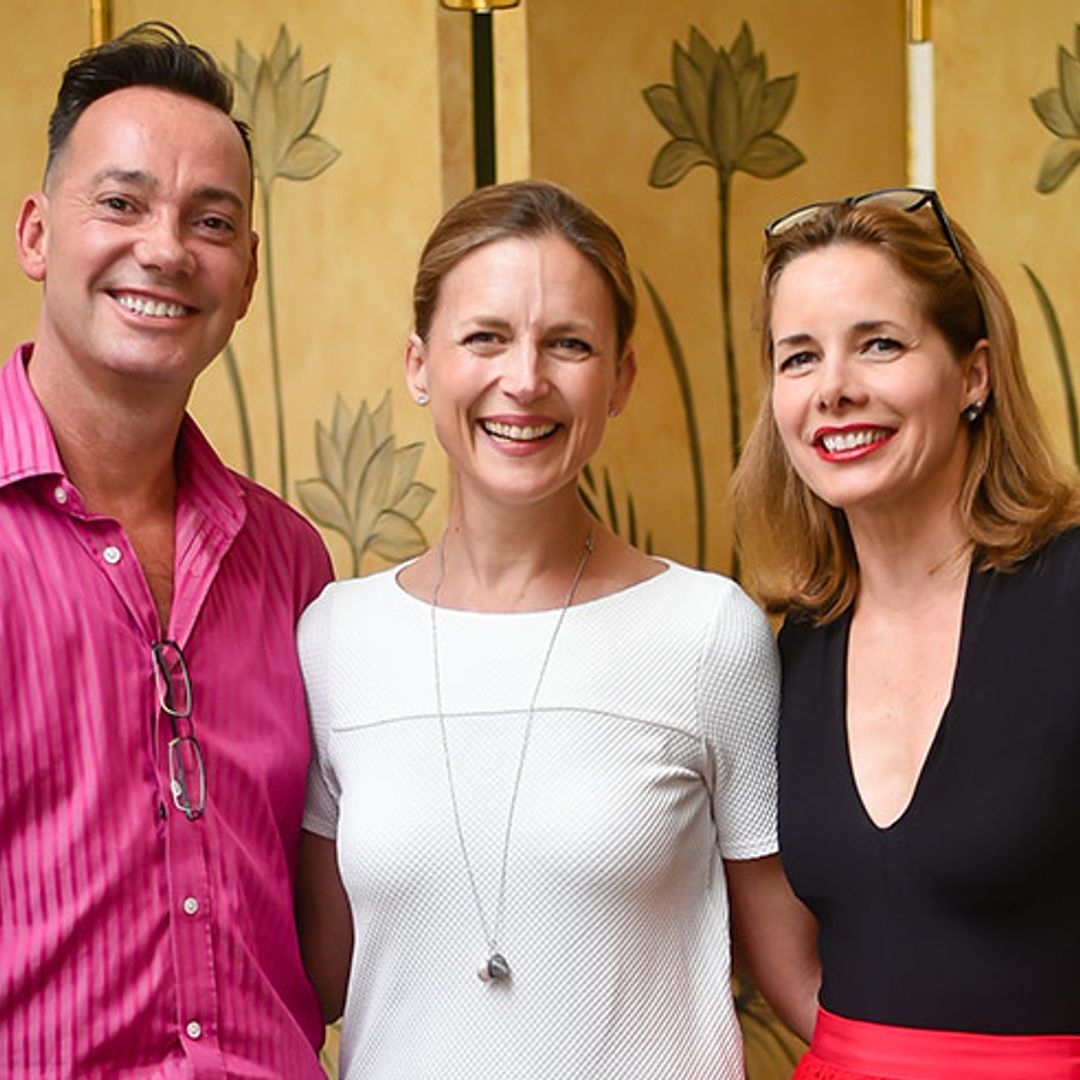 Darcey Bussell and Craig Revel Horwood enjoy a night of ballet and bubbly