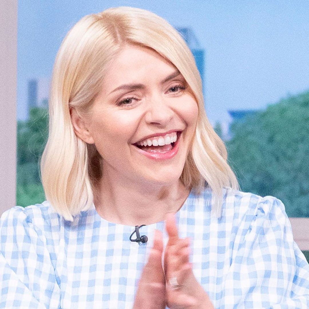 Holly Willoughby is the epitome of summertime chic in gingham midi dress