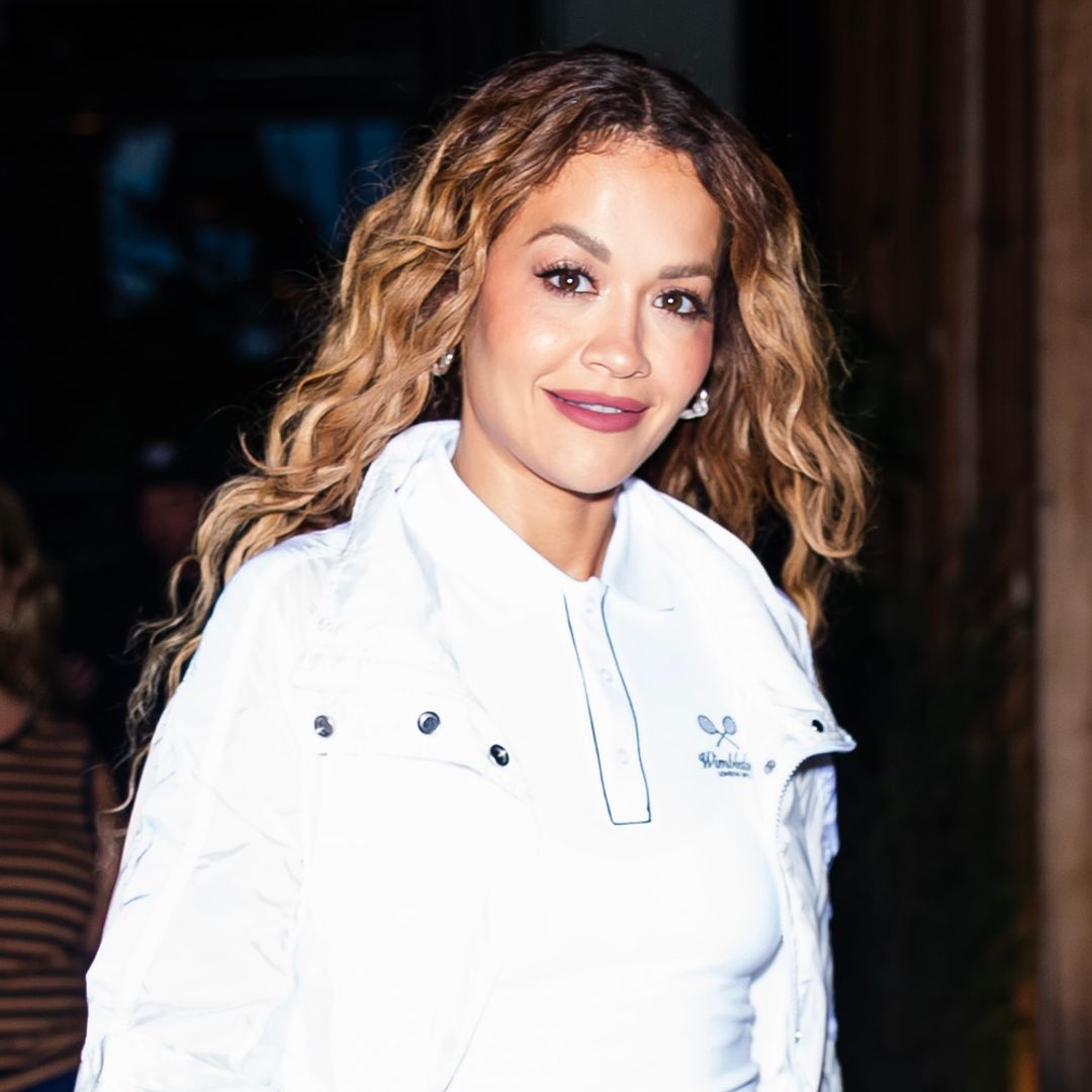 Rita Ora flaunts her Wimbledon whites in preppy mini skirt outfit