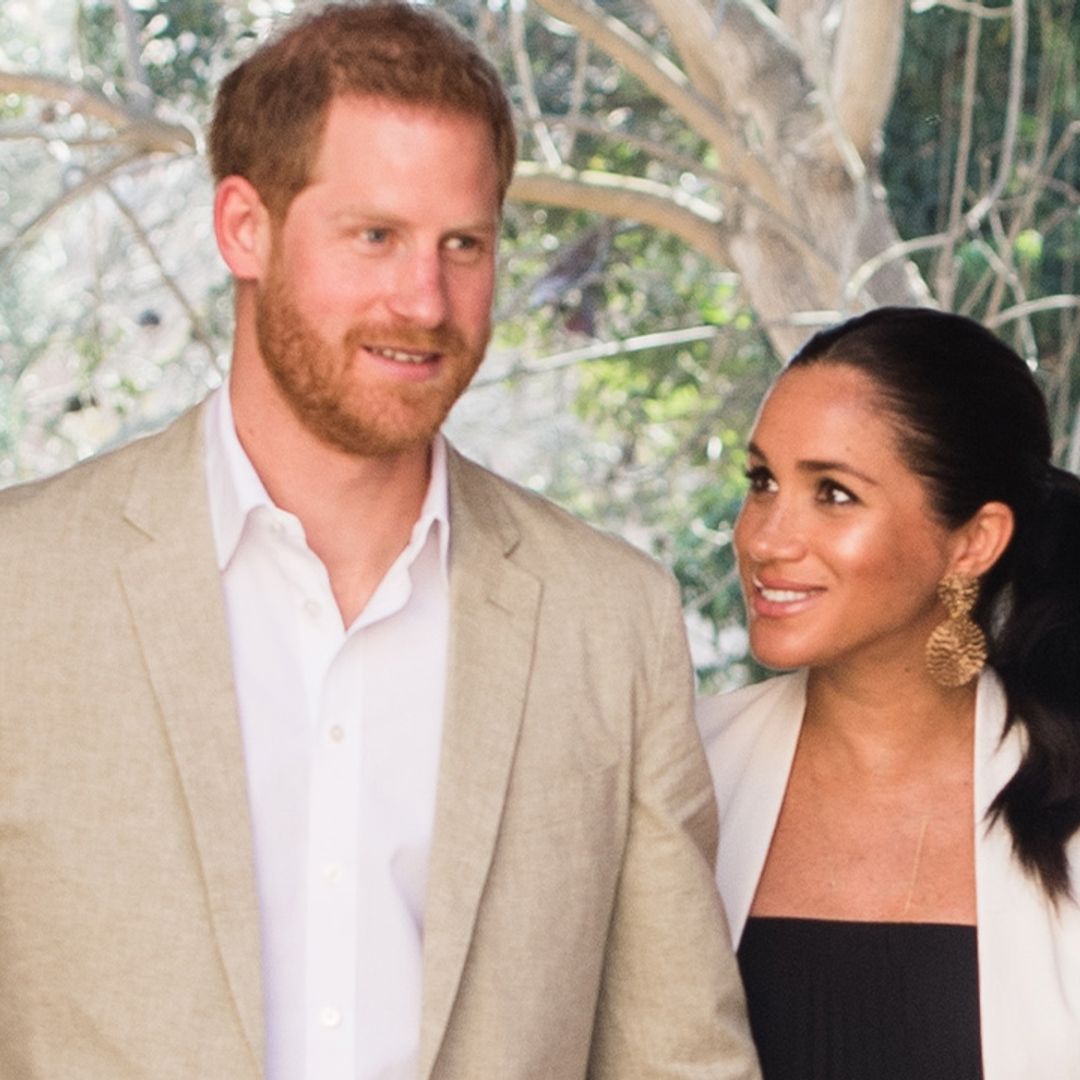 Prince Harry and Meghan Markle's subversive artwork captured in blink-and-you-miss it moment
