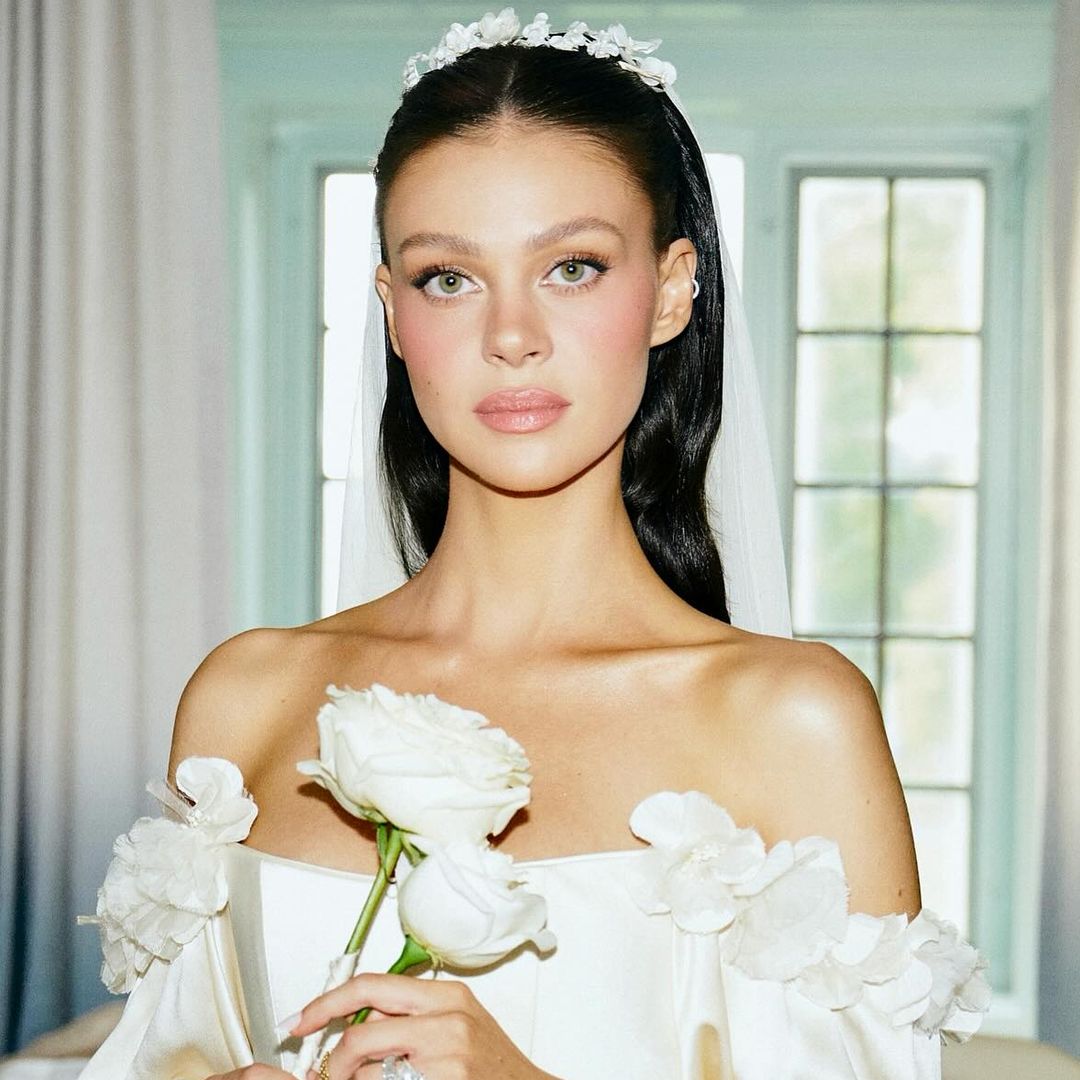 Nicola Peltz's sheer vow renewal dress is a 90s supermodel dream