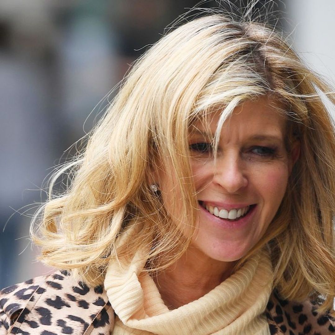 Kate Garraway's flared jeans are ultra-flattering - and we love her new hair colour, too