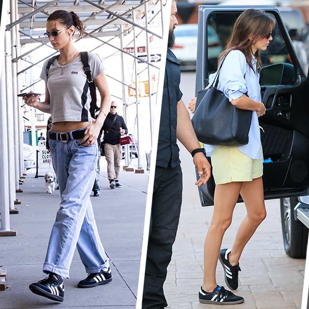 Hadid and Kendall Jenner have both been spotted in adidas Samba trainers, and they're now back in HELLO!