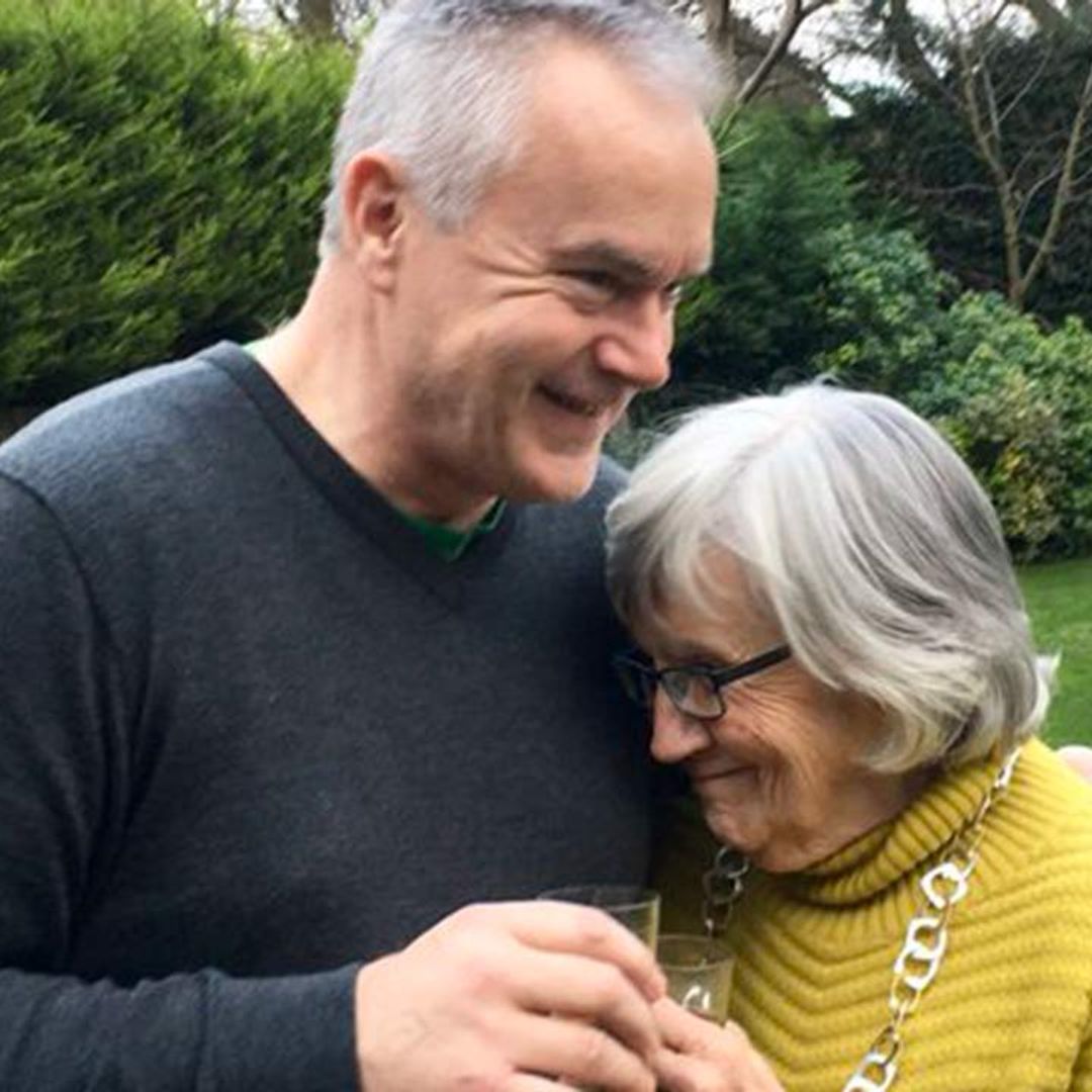 Huw Edwards delights fans with rare photo of lookalike mum