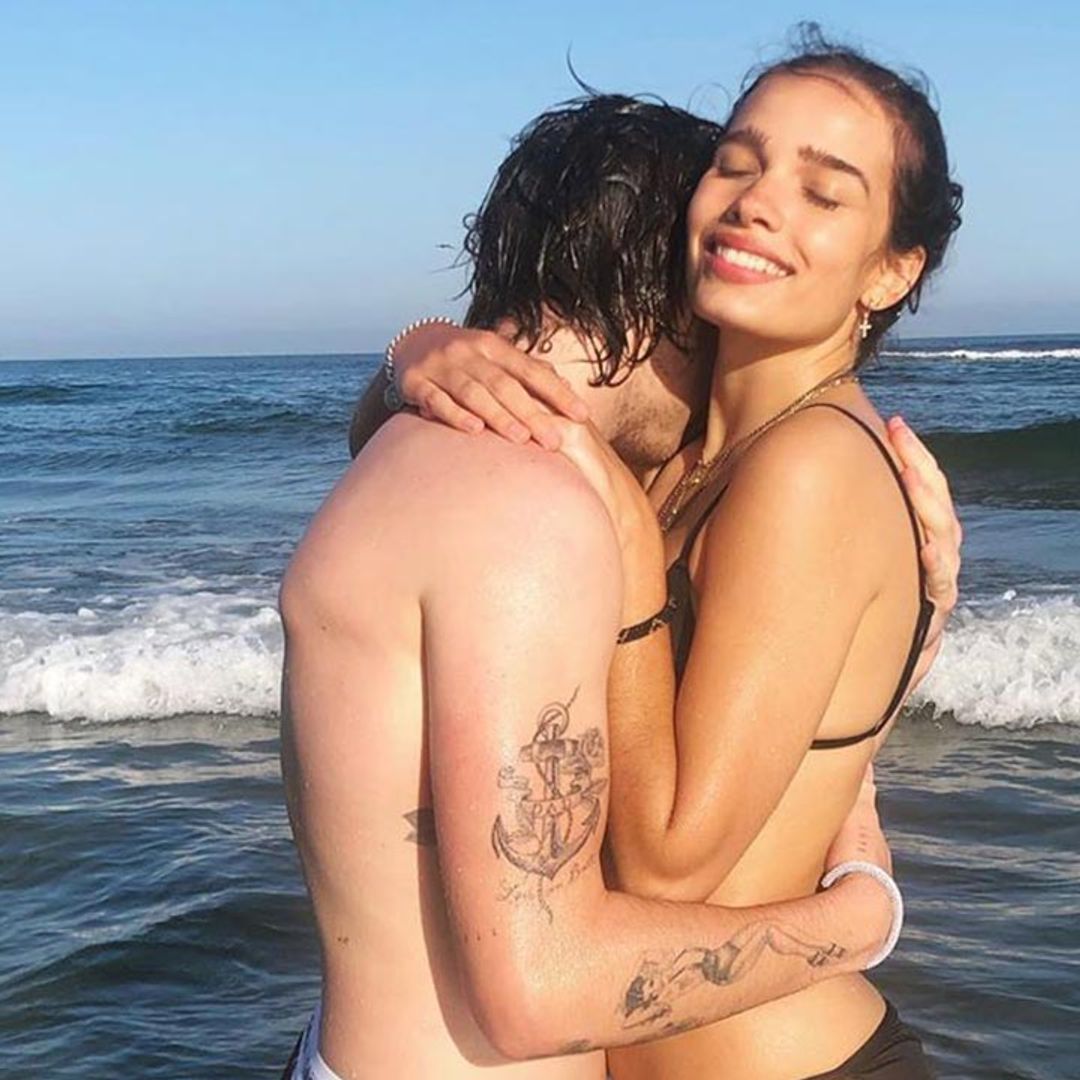 Brooklyn Beckham and Hana Cross share loved-up snap after missing family celebration