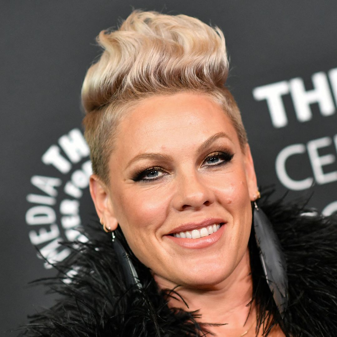 Pink's teen daughter is as tall as she is in new family group photo