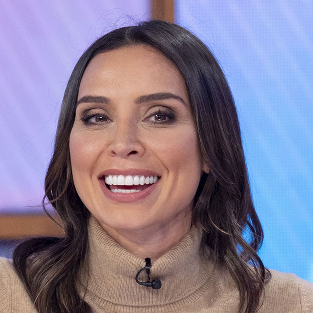 Christine Lampard shows Loose Women fans how to pull off winter whites in the perfect midi skirt