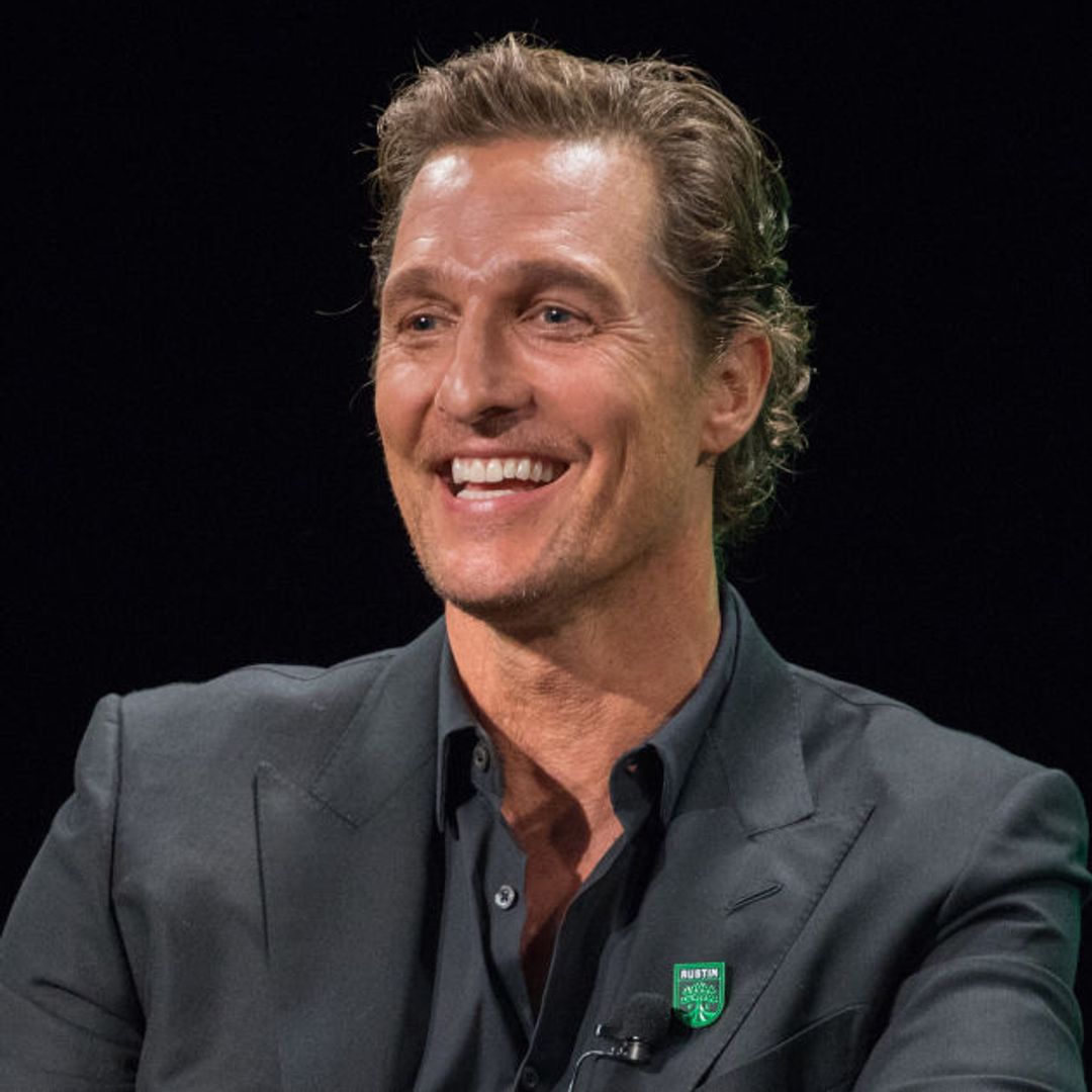 Matthew McConaughey supported by wife Camila Alves and three children as he receives Hollywood star